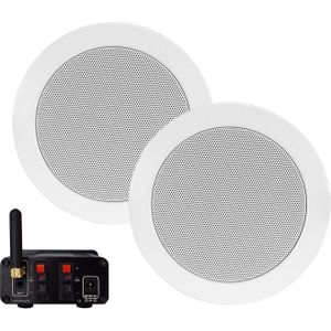 AquaSound Bluetooth Music Center 50W met Twist speakerset 25W 135 mm 2 stuks, wit