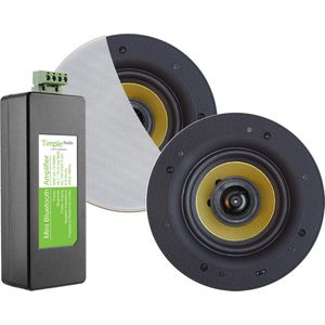 AquaSound TMN20-RW Bluetooth versterker 20 Watt met Rumba speakers