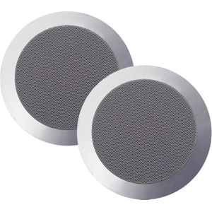Aquasound - Twist - Speakerset - Spatwaterdicht - 45 Watt - Mat Chroom