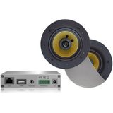 Aquasound - WiFi Audio - Wifi-audiosysteem - Mat Chroom - 30 Watt - Incl Rumba Speakers