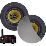 Bluetooth audiosysteem aquasound 70 watt met samba speakerset mat chroom