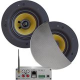 Aquasound - WiFi Audio - Wifi-Audiosysteem - Chroom - 70 Watt - Incl Zumba Speakers