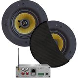 Aquasound - WiFi Audio - wifi-audiosysteem - Zwart - 70 Watt - Incl. Zumba Speakers
