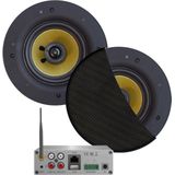 Aquasound - WiFi Audio - wifi-audiosysteem - Zwart - 70 Watt - Incl. Zumba Speakers