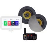 AquaSound - EMN30-RC Badkamerradio Set - 30 Watt - Inclusief Rumba Speakers