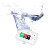 AquaSound - EMN30-RW - Badkamerradio Set - Rood - 30 Watt - Inclusief Rumba Speakers