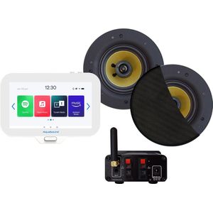 AquaSound - EMN30-RZ - Badkamerradio Set - Rood - 30 Watt