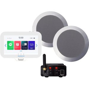 AquaSound - EMN30-TC - Badkamerradio Set - 30 Watt - Inclusief Twist Speakers