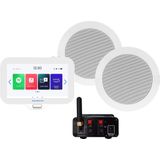 AquaSound - EMN30-TW - Badkamerradio Set - 30 Watt - Inclusief Wandhouder