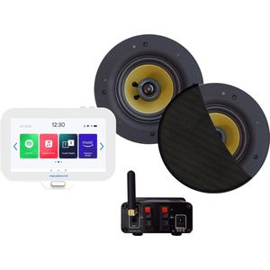 AquaSound EMN50-SZ Badkamerradio set 50 watt met Samba speakers