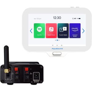 Aquasound - N-Joy Connect - Badkamerradio - Bluetooth - 70 Watt - IPX7