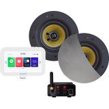 Aquasound - N-Joy Connect - Badkamerradio - IPX7 - Bluetooth - Wifi-Audio Versterker 70 Watt