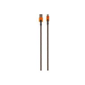 Xtorm Xtreme USB naar USB-C kabel - 1.5m - Zwart/Oranje