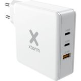 Xtorm 140W USB-C PD3.1 EPR GAN WAND (140 W, Snel opladen 3.0), USB-lader, Wit
