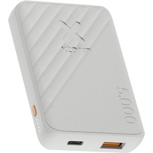 Xtorm Go2 Powerbank 5000 mAh - Dubbele Poorten - Ash White