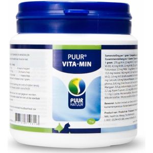 Puur vitaminen en mineralen voor hond en kat - 1 st à 75 gr