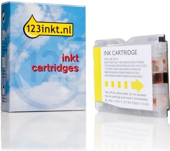 Cartridge - Geel - 12 ml - Geschikt voor DCP-135C, DCP-150C, MFC-235C, MFC-260C