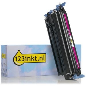 123inkt huismerk vervangt HP 124A (Q6003A) toner magenta