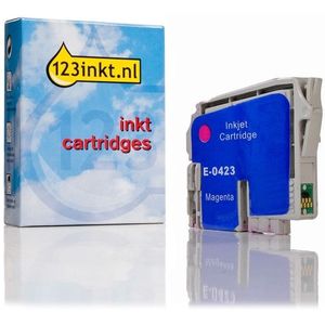 Epson T0423 inktcartridge magenta (123inkt huismerk)