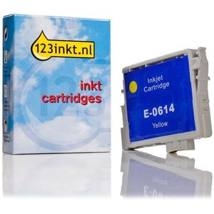 Epson T0614 inktcartridge geel (123inkt huismerk)