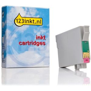 Epson T0803 inktcartridge magenta (123inkt huismerk)