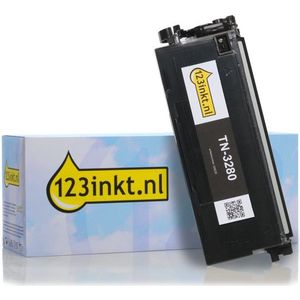 123inkt huismerk vervangt Brother TN-3280 toner zwart hoge capaciteit