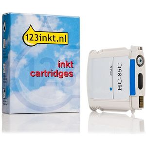 123inkt - Huismerk - Inktcartridge - Cyaan - Vervangt HP 85 (C9425A)