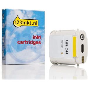 123inkt huismerk vervangt HP 85 (C9427A) inktcartridge geel