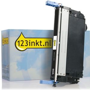 123inkt huismerk vervangt HP 642A (CB400A) toner zwart
