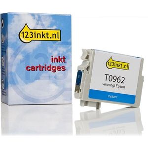 Epson T0962 inktcartridge cyaan (123inkt huismerk)