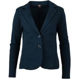 Blazer - Effen - Polyester - Getailleerde Pasvorm - Lange Mouwen