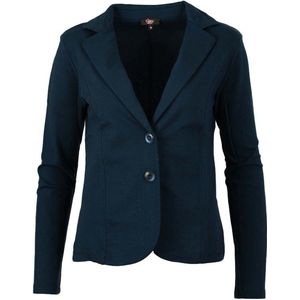 Blazer - Effen - Polyester - Getailleerde Pasvorm - Lange Mouwen
