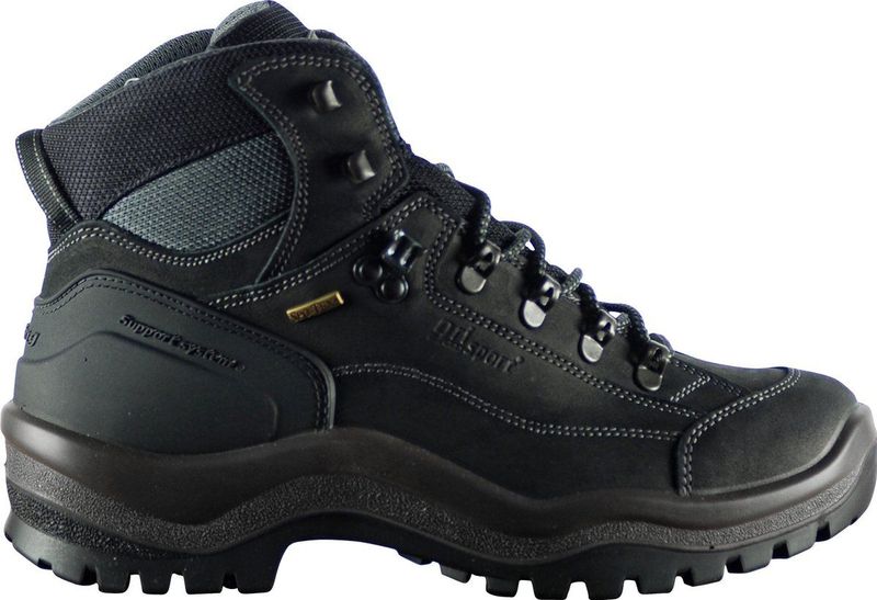 Grisport - Pampa Mid - Wandelschoenen - Antraciet - Leer