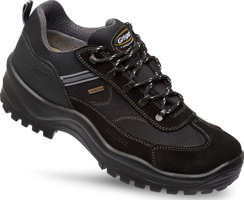 Grisport Torino Low Unisex Wandelschoenen Black