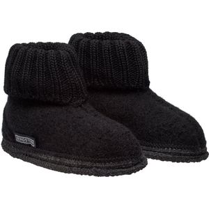 Bergstein - Cozy - Pantoffel - Black - Zuivere Scheerwol - Vilt Zool
