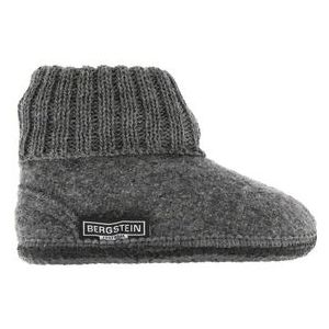 Bergstein Cozy - Sloffen - Unisex Junior - Grey - Scheerwol