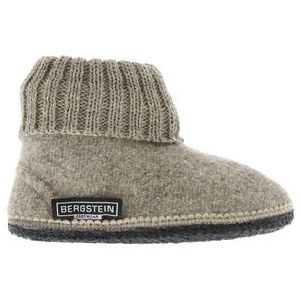 Bergstein - Cozy - Pantoffel - Beige - Zuivere Scheerwol - Vilt Zool