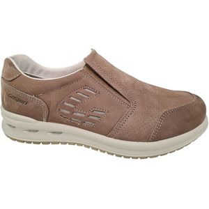 Grisport - 43003 - Heren Instappers - Nubuck - Zwart - Textiel Gevoerd