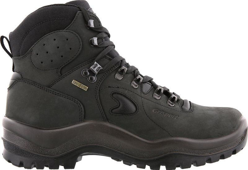 Grisport - Zermatt Mid - Wandelschoenen - Zwart - Nubuck - Waterdicht