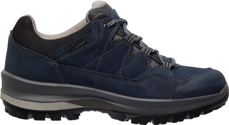 Grisport Dames Wandelschoenen - Nubuck Leer - Waterdicht - Blauw