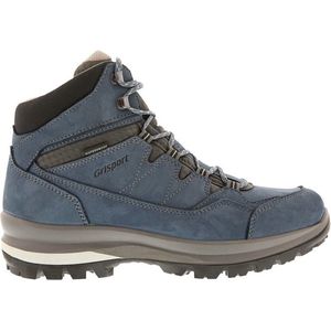 Grisport - Bari Mid - Wandelschoenen - Grijs - Nubuck Leer - Waterdicht