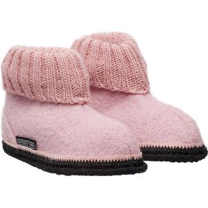 Bergstein - Cozy - Pantoffel - Roze - Wol - Zool van Vilt met Latex