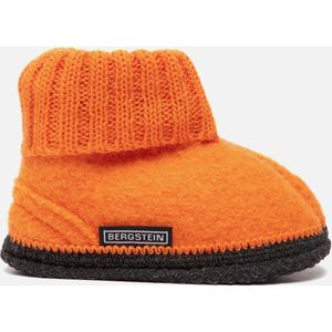 Bergstein Cozy slofjes oranje Schapenwol 750212 - Maat 26