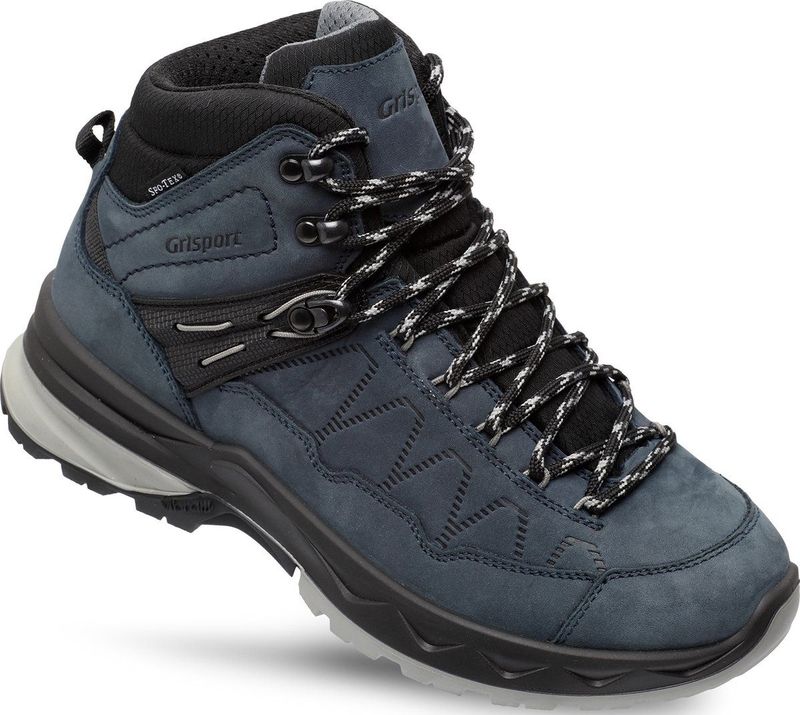 Grisport - Tampa Mid - Wandelschoenen - Blauw - Hydro Leer