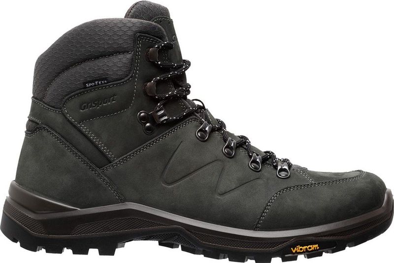 Grisport Austin Mid Wandelschoenen - Grijs - Leer - Waterdicht - Vibram Zool