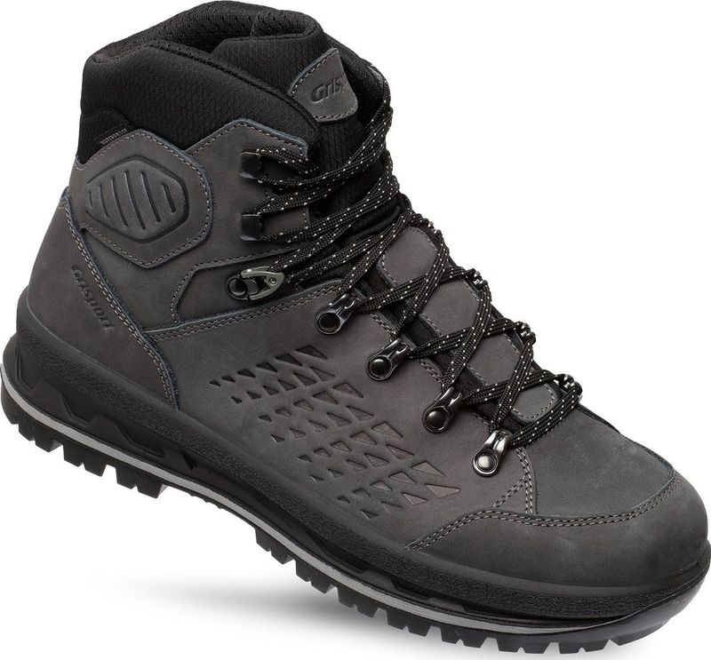 Grisport Eiger Mid grijs wandelschoenen uni (a) (15001-02)