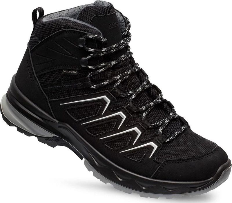 Grisport - Wega Mid - Wandelschoenen - Zwart - Textiel - Waterproof