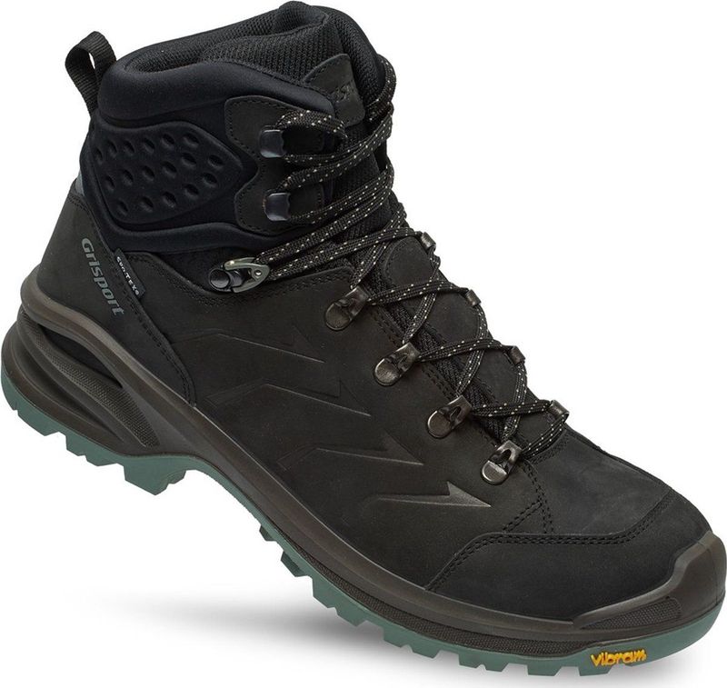 Grisport Terrain Mid Wandelschoen - Zwart - Nubuck - Waterdicht