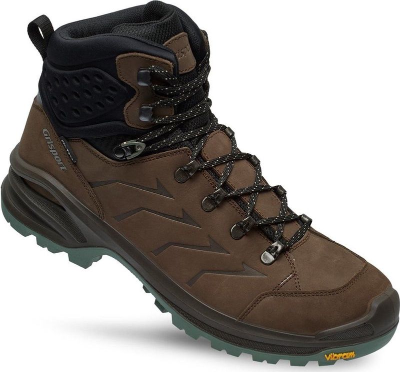 Grisport - Terrain Mid - Wandelschoenen - Bruin - Neopreen Schacht - Waterdicht