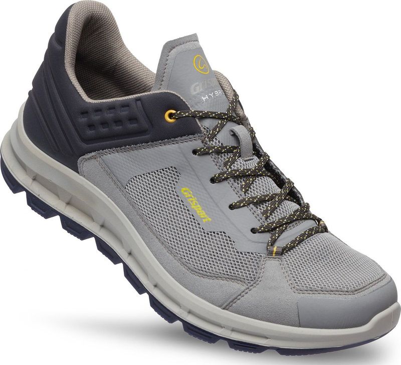 Grisport - Delta Low - Wandelschoenen - Zwart - Suéde, Textiel